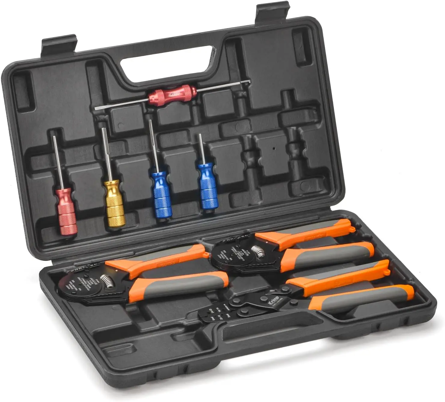 

Automotive Wire Crimping Tool Kit for Deutsch and Weather Pack Connectors with Removal Tools