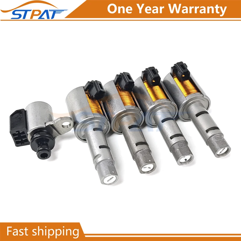 STPAT For Nissan Sentra Versa Chevrolet Spark Suzuki Swift 2012-2015 OEM RE0F11A JF015E CVT Automatic Transmission Solenoid Kit