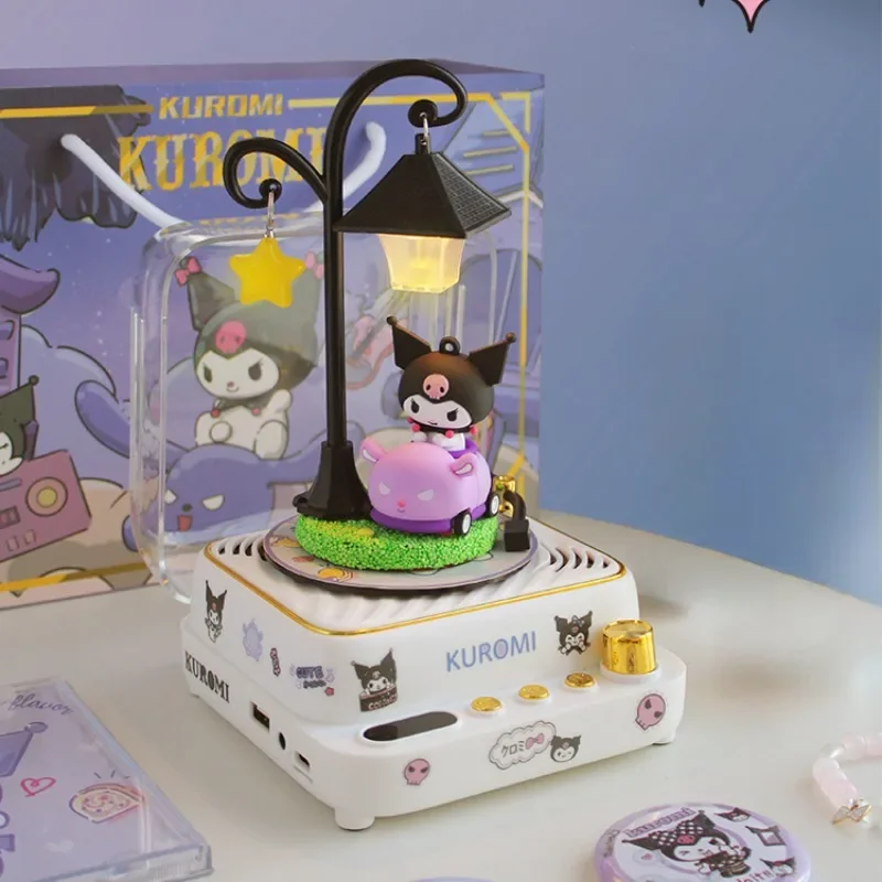 

Динамик Bluetooth Sanrio Kuromi, мультяшный персонаж аниме куклы, аксессуары для детей, кавайная игрушка на Хэллоуин, рождественский подарок