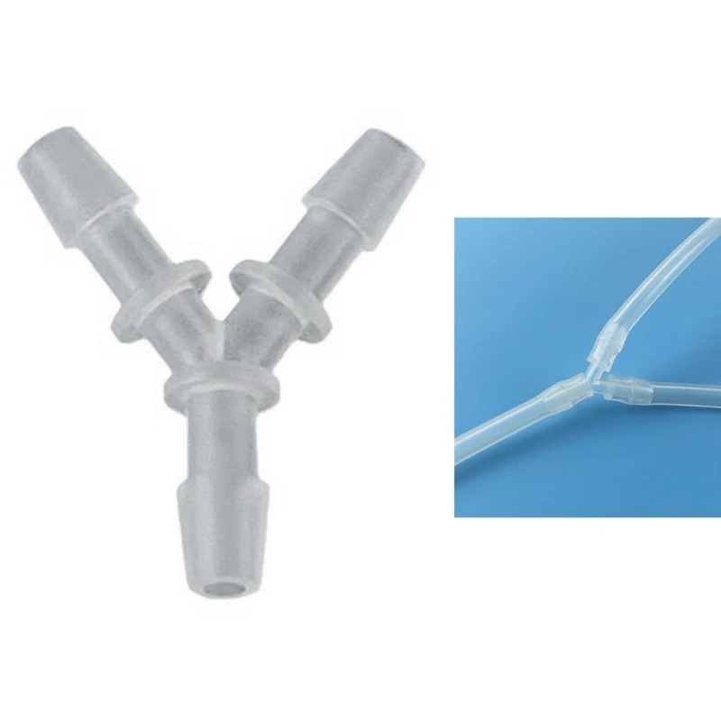 Efficient Breastfeeding Y Shaped Connector Milk Extractor Hose Tube Connection Adapter Repair for Electric Breast Pumps A2UB