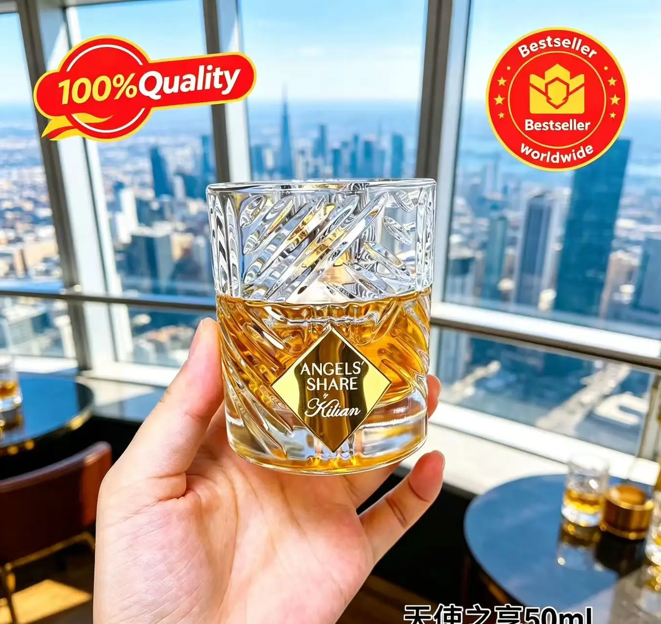 

Trendy Daily Date Choice 50ml Angels Share Paradis Woody Fragrance Unisex Perfume Luxury Exquisite Scent Journey
