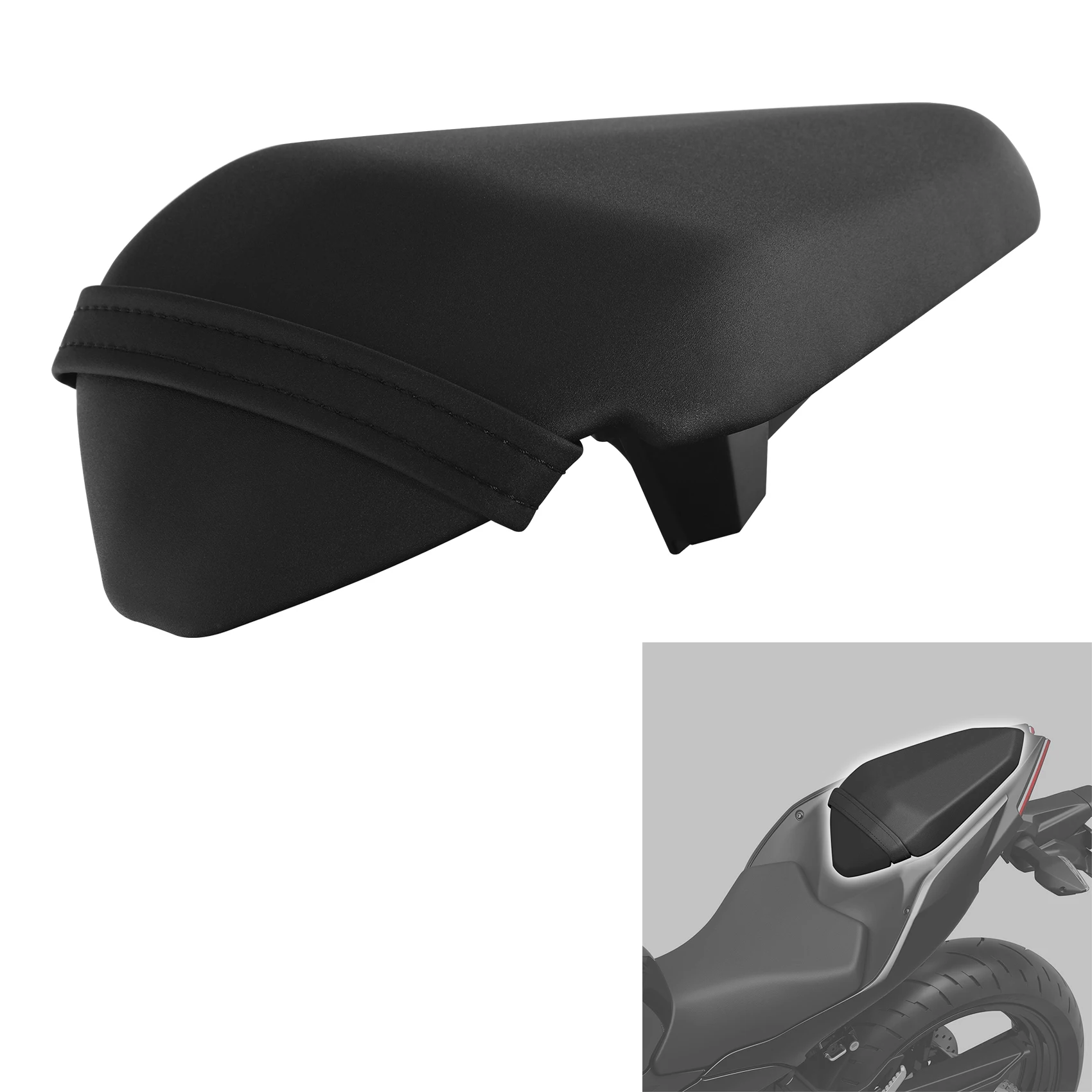 Motorcycle Rear Passenger Seat Fit For Kawasaki Ninja 500 2024-2025 Replace For 53066-0898-12Y