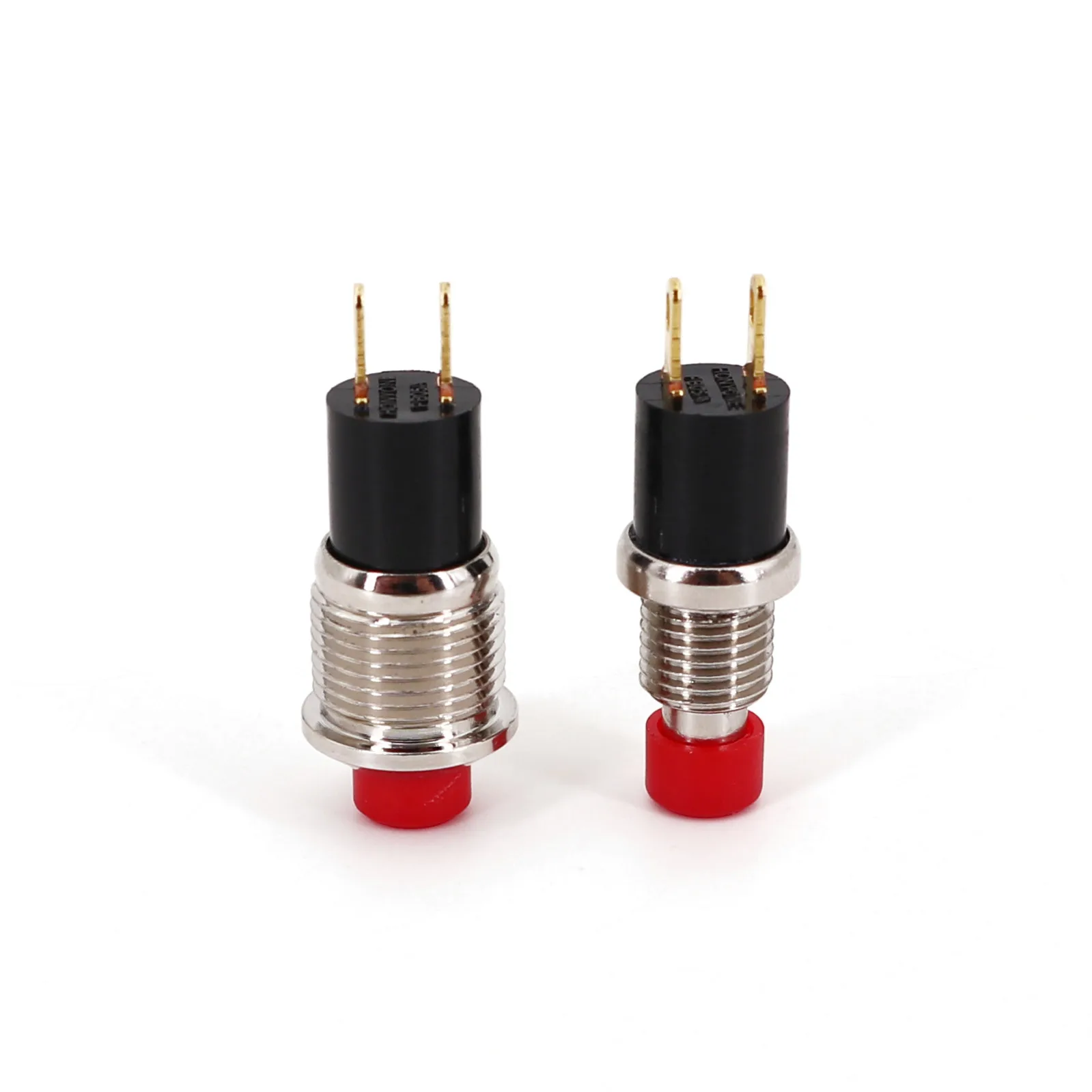 PB05 Series 2-Pin ON-OFF Latching Normally Open Panel Mount Mini Push Button Switch