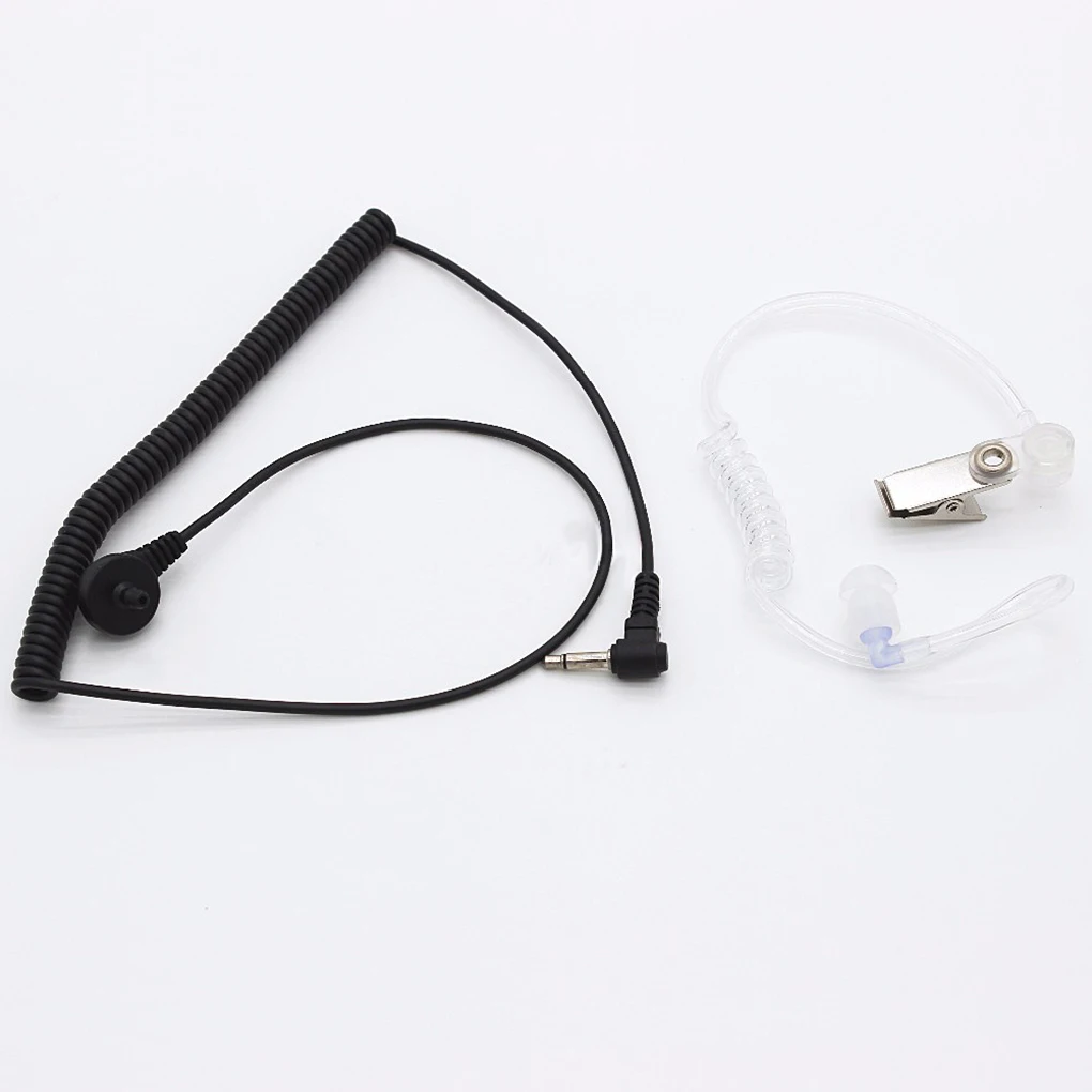 

Receive Earpiece 3.5mm Flexible 2-Way Radio Listen Headset Portable Professional Audio Speaker Microphone Accessory