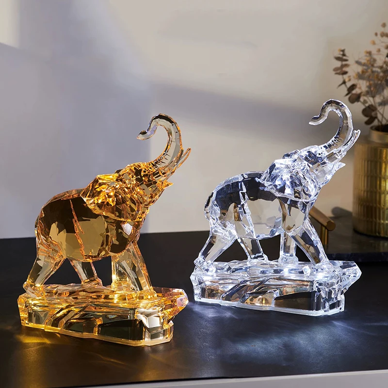 

Акриловая скульптура слона, статуэтка слона, элитное художественное изделие, декоративное украшение, настольное украшение, декор для комнаты, подарки в скандинавском стиле