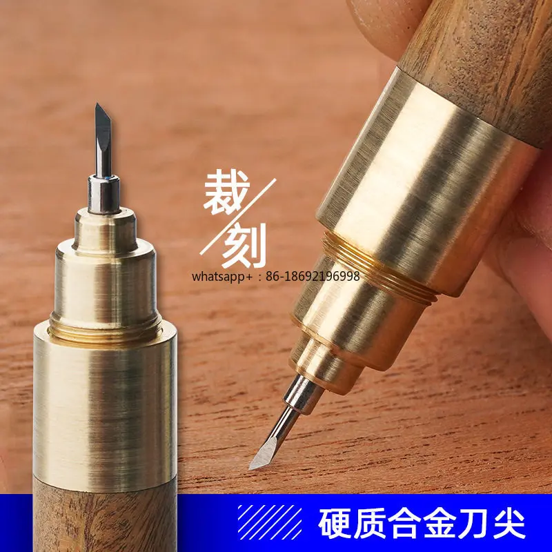 Woodworking Alloy Tip Marker Pen Hand Carving Replaceable Gel Pen Knife Paper Tool Woodworking Tools