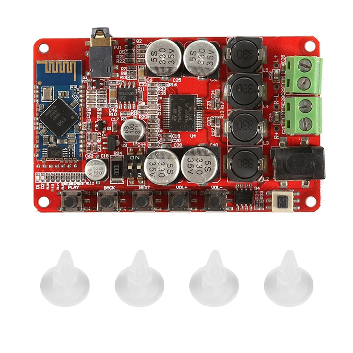 TDA7492P Bluetooth Amplifier Board Module Audio Receiver Amplifier Bluetooth CSR4.0 Digital Amplifier Board Module