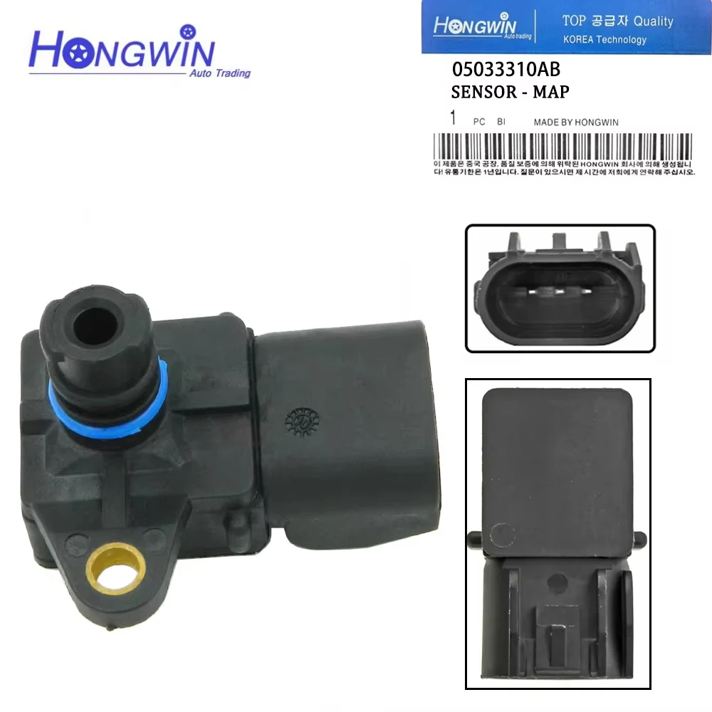 

05033310 Датчик давления в коллекторе AB для Chrysler Sebring Dodge Journey Caliber Jeep Compass 56028562 АБ