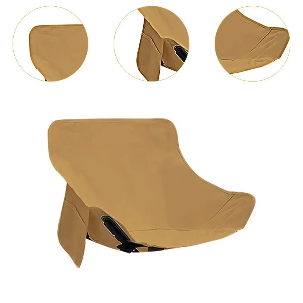 غطاء كرسي تخييم متين قابل للتنفس من قماش أكسفورد غطاء مقعد مضاد للانزلاق سطح كرسي سميك للصيد في الهواء الطلق في الفناء الخلفي