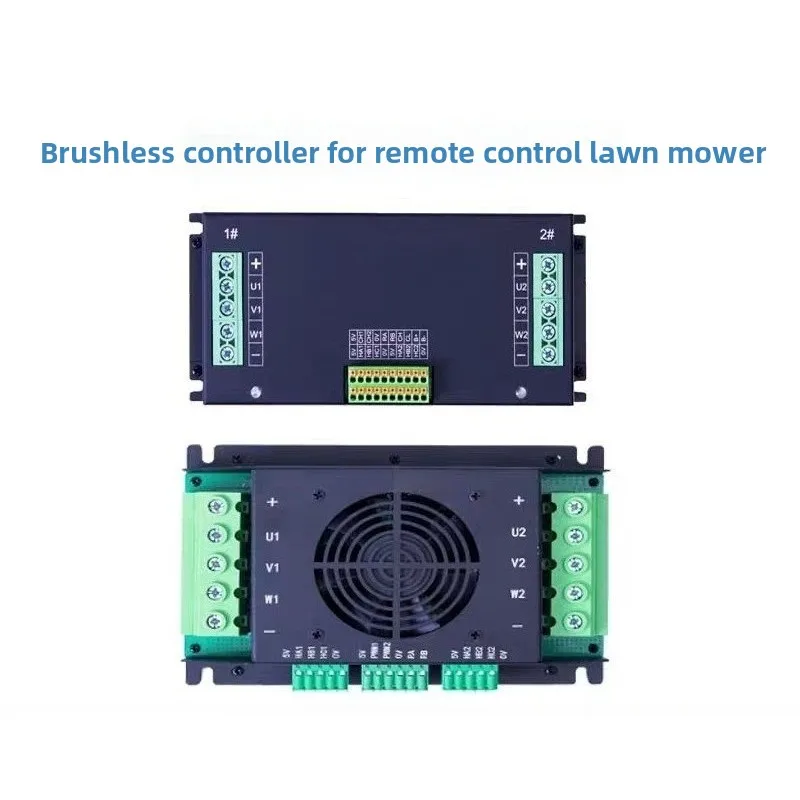 Electric Tank Wheel Controller Brushless Motor Track Car Lawn Mower Transporter Model Aircraft Dual Drive Controller