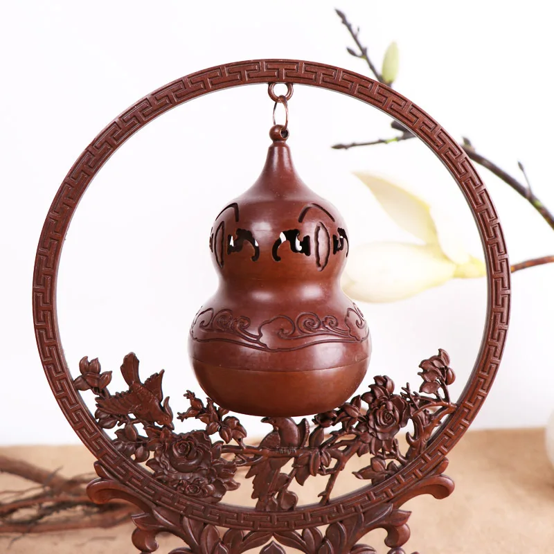 Craft ornaments, home and office decorations, gourd-shaped , eight treasures hanging incense burner