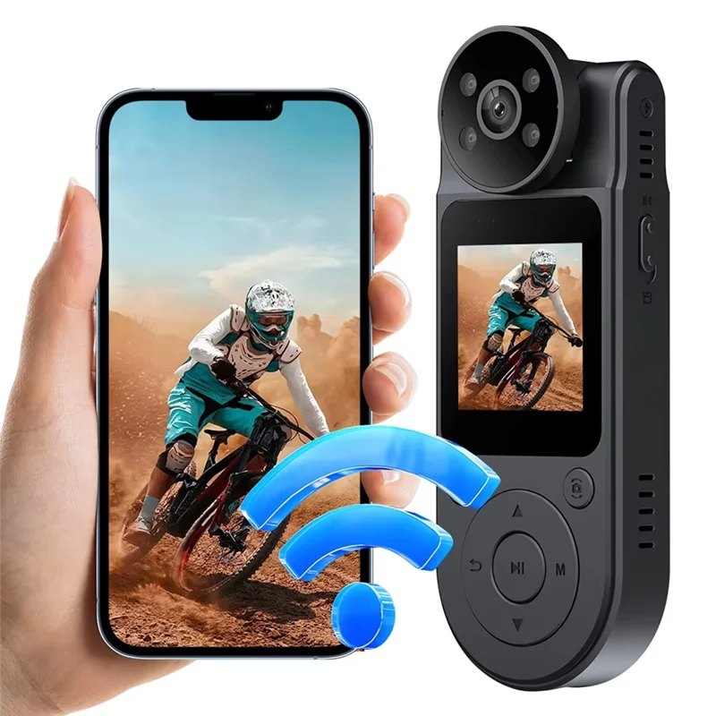 تعزيز 1080P HD كاميرا صغيرة المحمولة مسجل فيديو رقمي Bodycam الأشعة تحت الحمراء واي فاي هوت سبوت للرؤية الليلية كاميرا فيديو الشرطة Camer