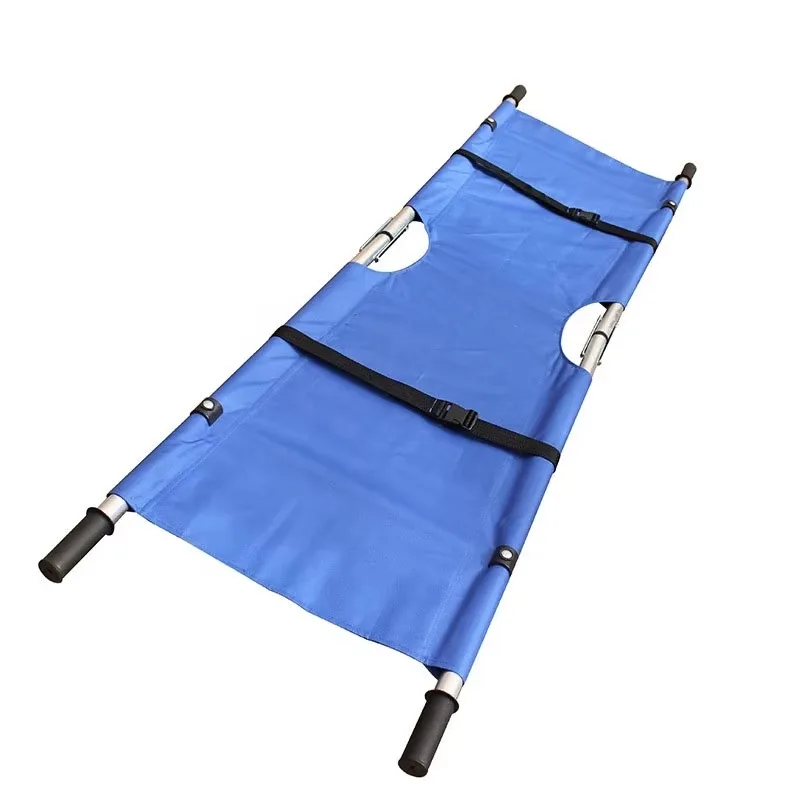 Emergency Canvas Stretcher Emergency Folding Bed for Patient Transfer Suitable for Hospitals