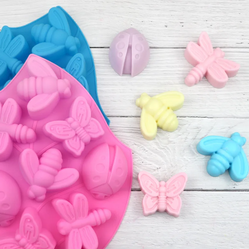 8구 곤충 나비 실리콘 초콜릿 몰드 벌 케이크 비스킷 - Soap Making Kit Amazon 리뷰 및 가격
