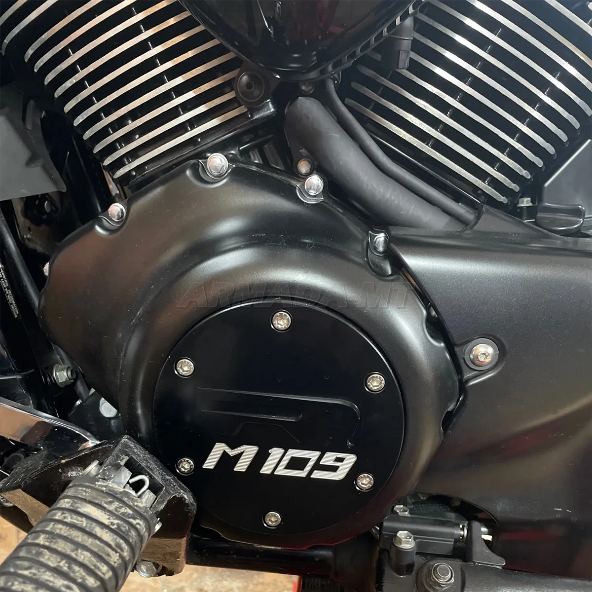 For Suzuki Boulevard M109R VZR1800 Intruder M1800R 2006-2019 Motorcycle Parts Accessories Black Derby Covers Engine Stator Guard