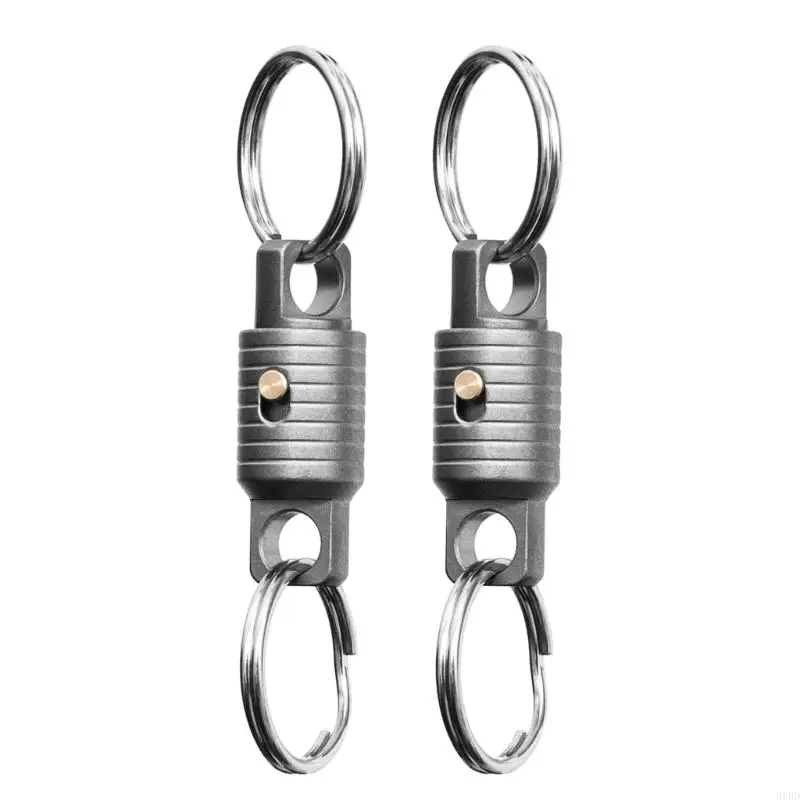 

Keychain Key Holder Lightweight And Rustproof For Secure Key Management Professional Explorers Use Hiking Camping 1 Pair