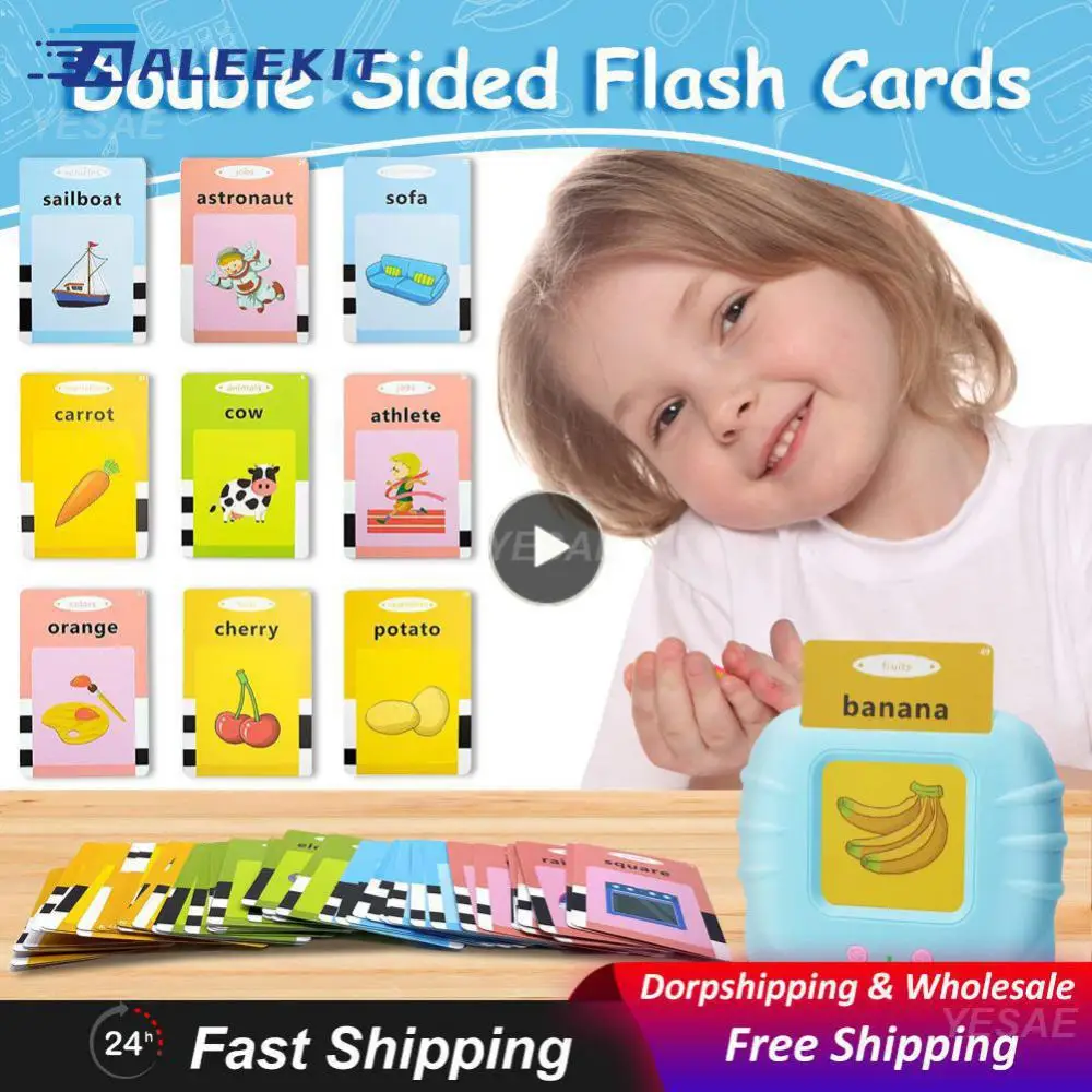 

Learning Machine Parent-child Games Intellectual Development Rechargeable Box Packaging Educational Toy English Cards Puzzle