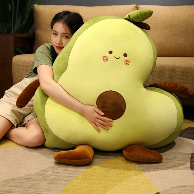 50-100CM Giant Avocado Stuffed Plush Toy Filled Doll Fruit Cushion Pillow  Soft Plush Doll Toy Child Baby Girl Birthday Gift - AliExpress 26