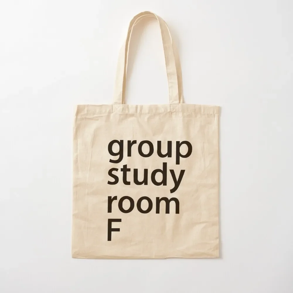 

Group Study Room F Tote Bag shopping bags foldable shopper bag woman Women's handbag custom tote bag