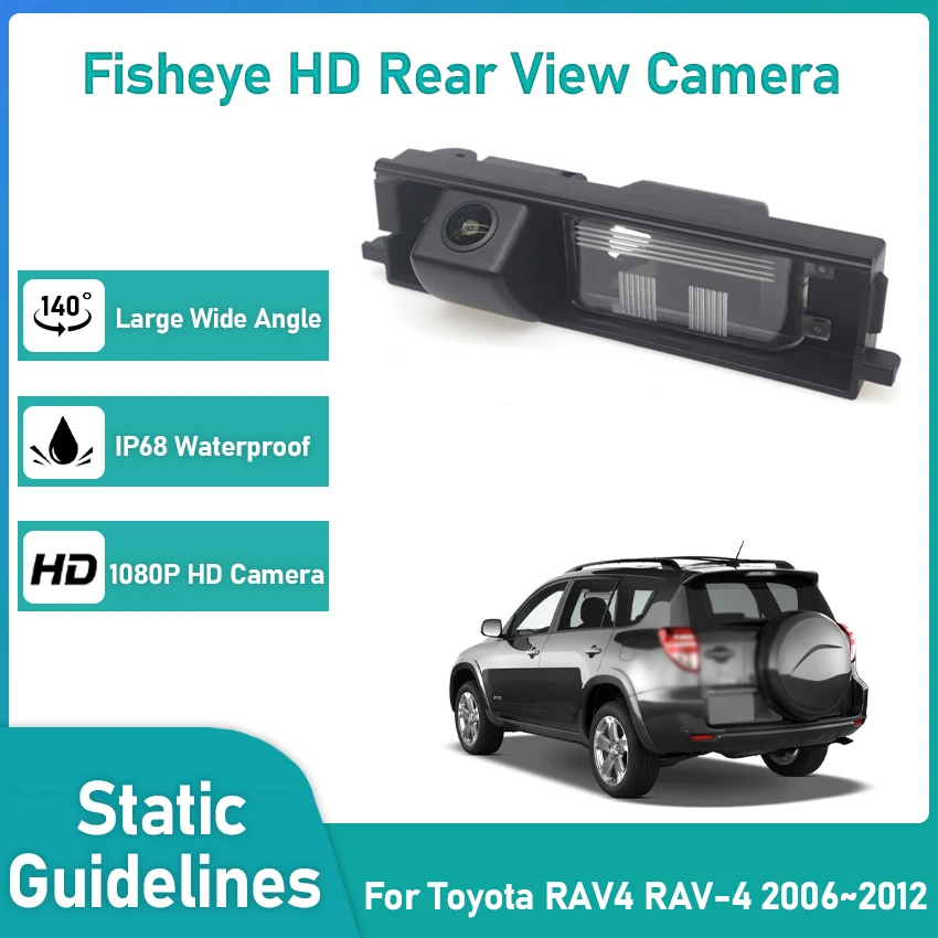 

HD Night Vision For Toyota RAV4 RAV-4 2006 2007 2008 2009 2010 2011 2012 Vehicle Rear View Reverse Camera high quality RCA