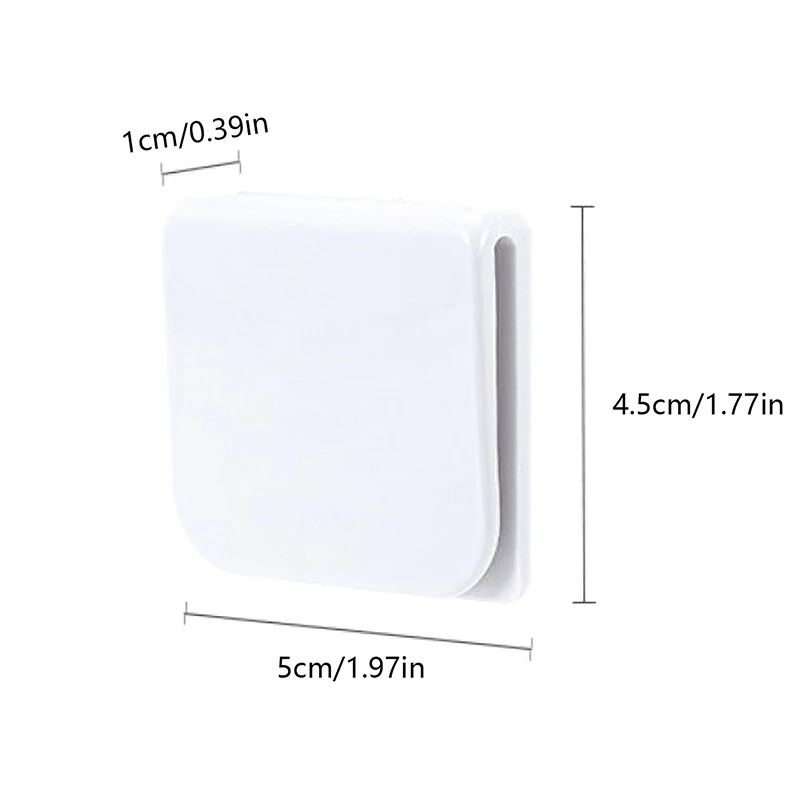 2 pezzi fermagli per tende da doccia Clip per tende da doccia autoadesive antivento anelli per tende da toilette supporto per Clip accessori per il bagno