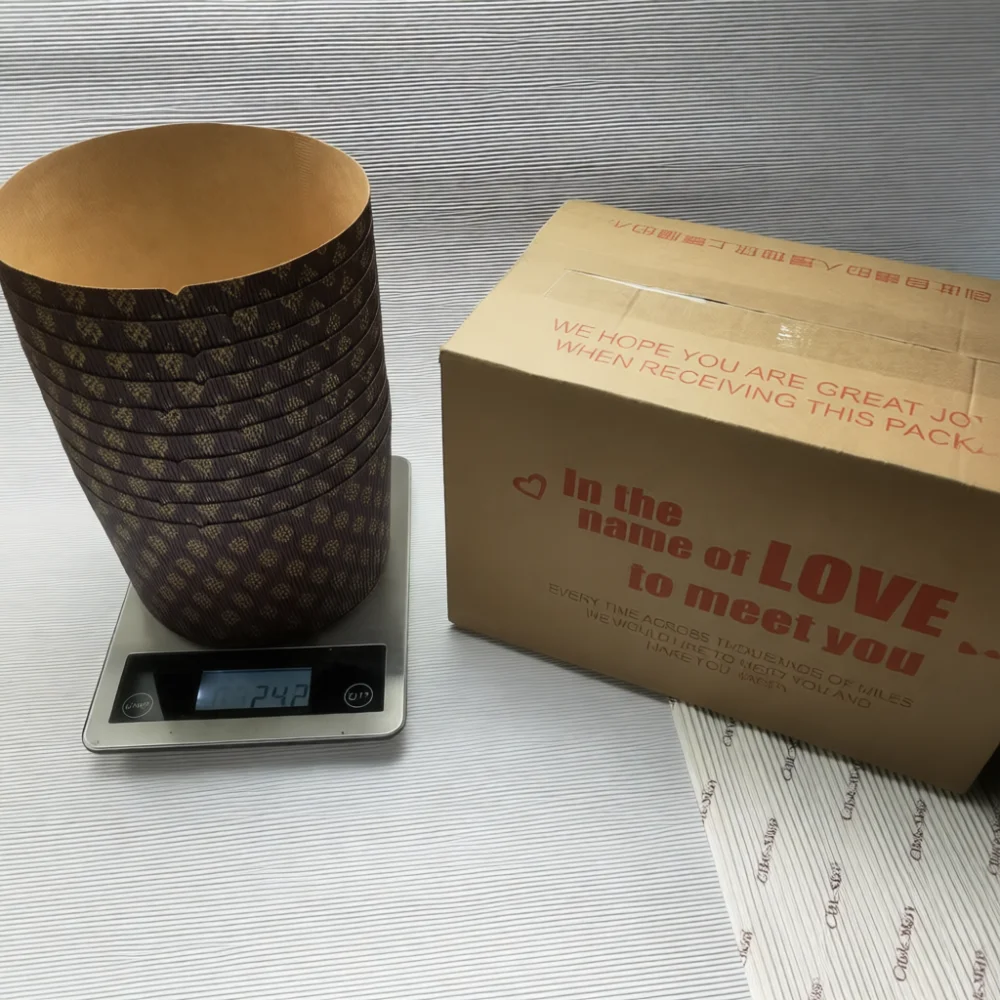 Heavy Duty Panettone Paper Molds Thickened Corrugated Baking Cups Round Cake Liner For Italian Christmas Bread Oven Safe Bakewar