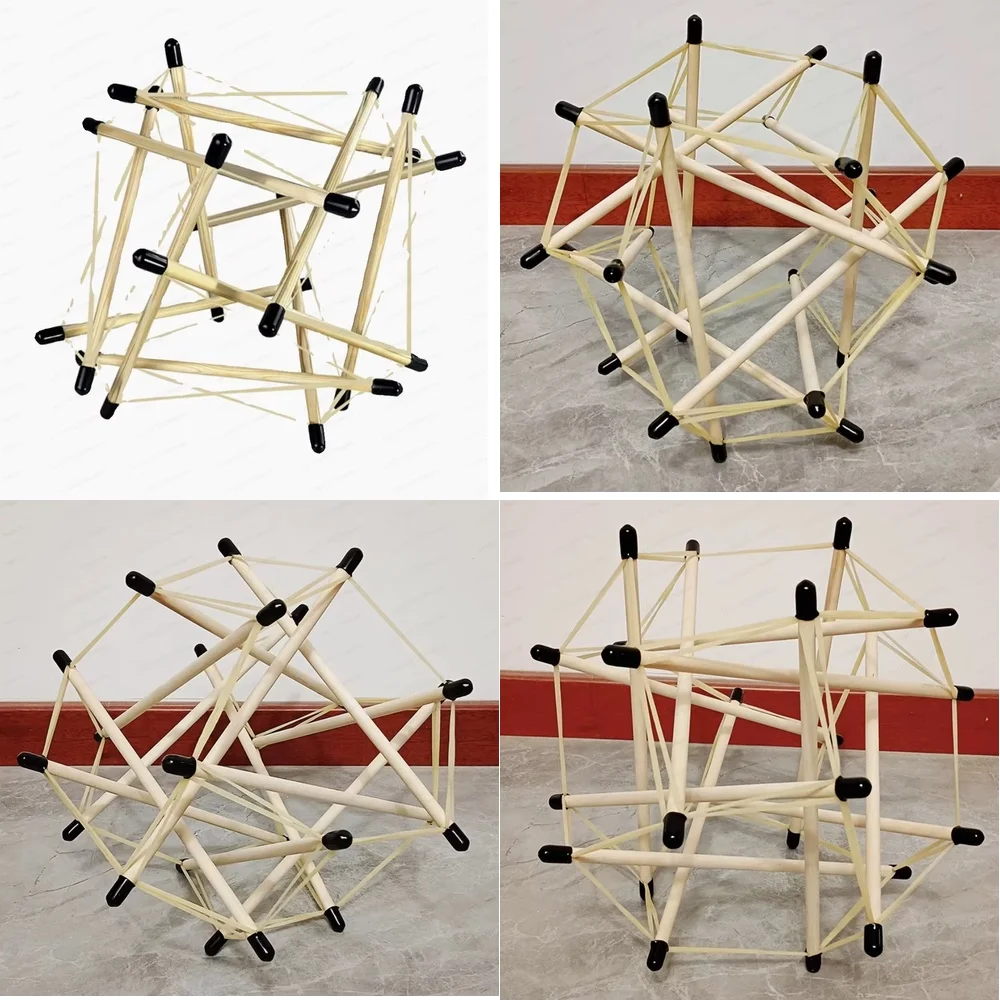 

2026-12-Rod B Tensegrity Model - Dynamic Anatomy Train Teaching Aid for Fascia Rehabilitation Demo