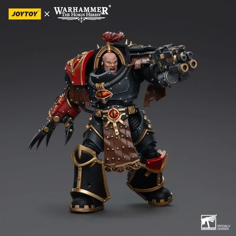 

In Stock Original JOYTOY Warhammer 30k Action Figures Sons of Horus Ezekyle Abaddon First Captain of the XVlth Legion Model Toys