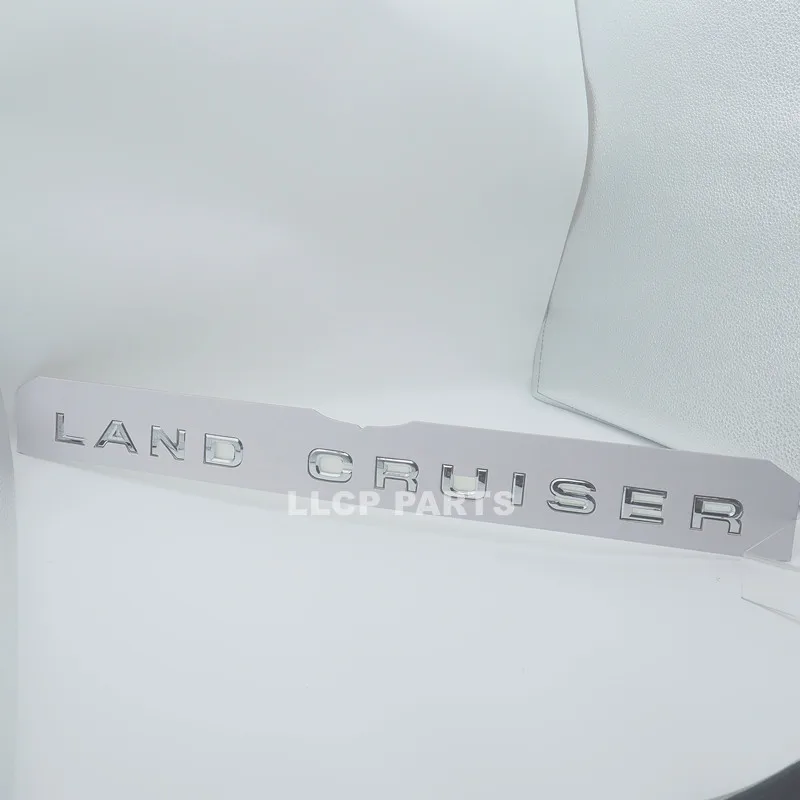 لتويوتا لاند كروزر 300 LC300 VXR GXR 2021-2023 ثلاثية الأبعاد ABS رسالة ملصق الباب الخلفي شارة شعار التعديل الخارجي ملصق #3