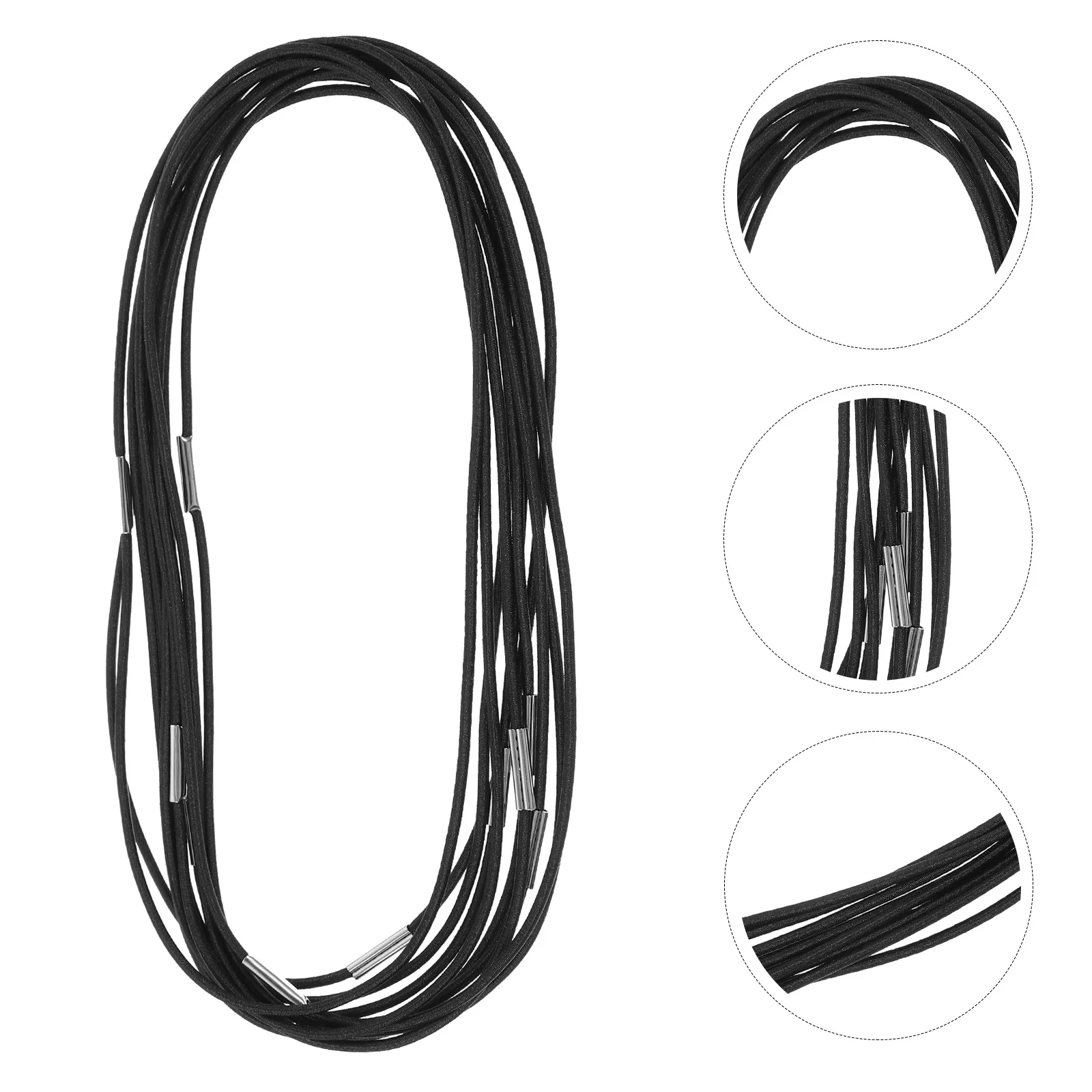 

10Pcs Journal Elastic Strap Notebook Spring Band Durable Fixing Accessory for Scrapbook and Travel Elastic Band