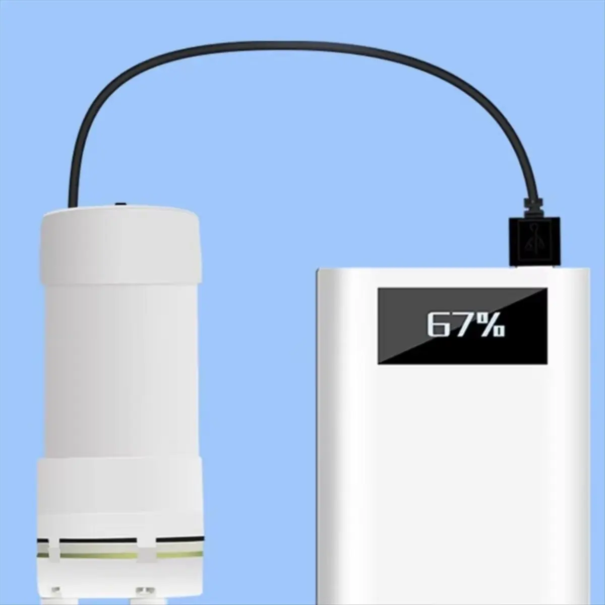 

(LBER) Mini Water Pump, 5 V Self-Priming Water Pump, Small USB-Powered Vacuum Pump, Electric Water Pump (1 Metre)
