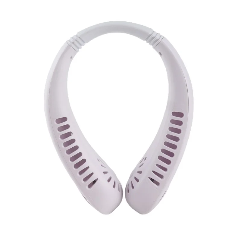Portable USB Neck Fan 3 Levels Low Noise Rechargeable Bladeless Long Battery Life For Outdoor Shopping Travelling