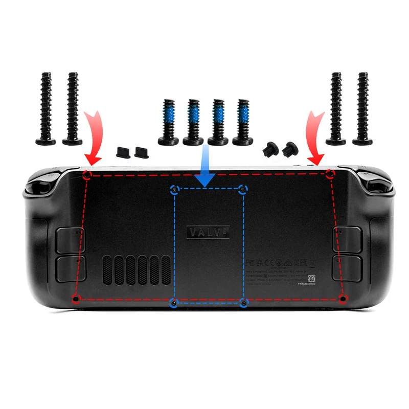 مسامير استبدال لسطح السفينة البخار ، مجموعات الملحقات متوافق مع البخار سطح السفينة-أدوات إصلاح مع مسامير قصيرة وطويلة مفك البراغي