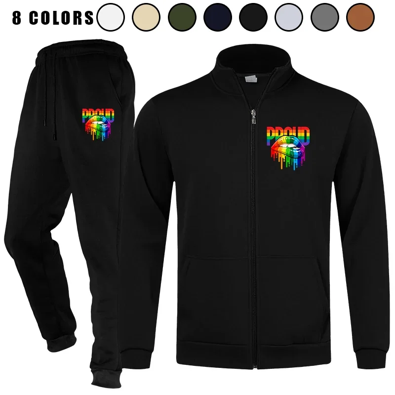 

Men's 2 Piece Long Sleeve Casual Full Zip Sweatsuits Athletic Tracksuits Sets Jogging Outfits Sportswear