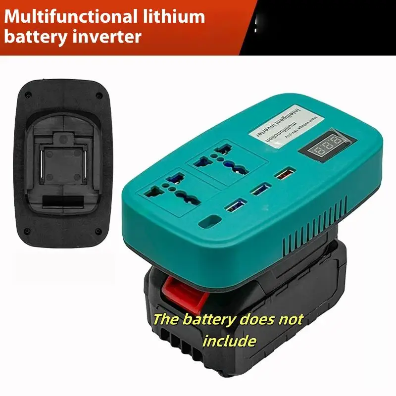 

1Pc Ma-kita Battery Converter Plastic Optimized Performance Outdoor Camping Adventures Portable Power Solution