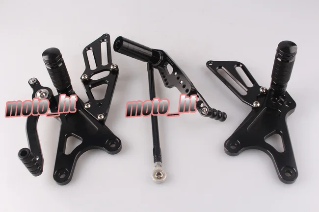 GZYF Motorcycle Adjustable Rearset Footpegs Foot Rest Pegs For Yamaha YZF R1 Raven Team 2009 2010 2011 2012 2013 Limited Edition