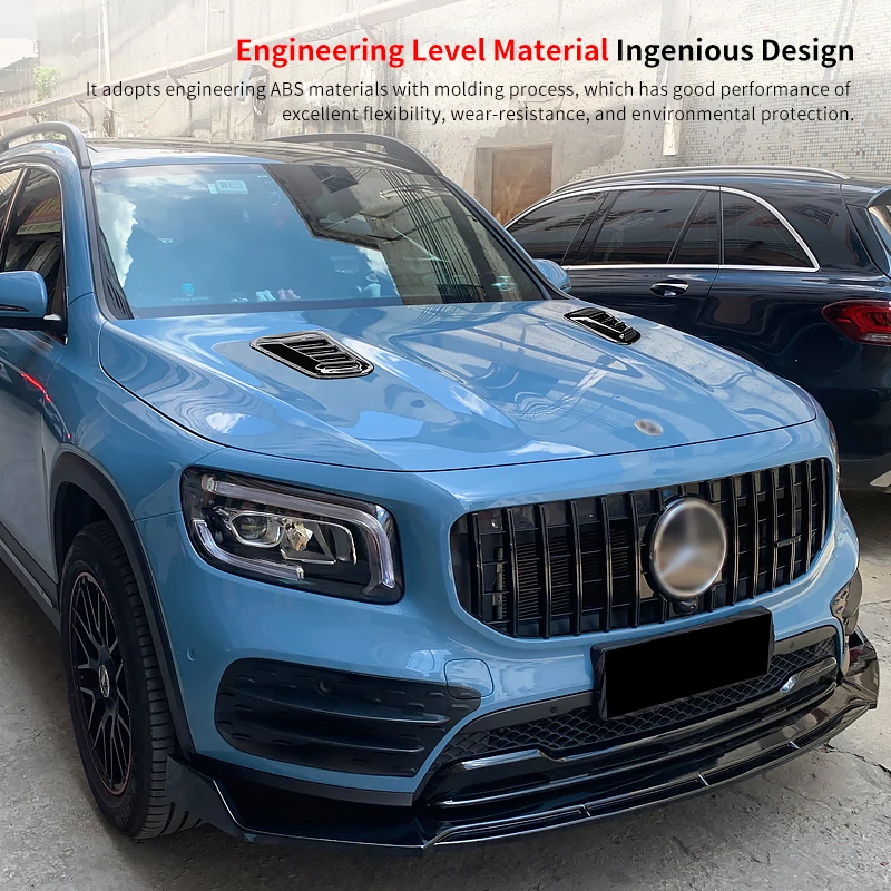 For Mercedes-Benz  GLB35 2019-2023 Hot Sale Car Air Flow Intake Decorative Scoop Hood Scoop Covers Bonnet Vent Car Styling