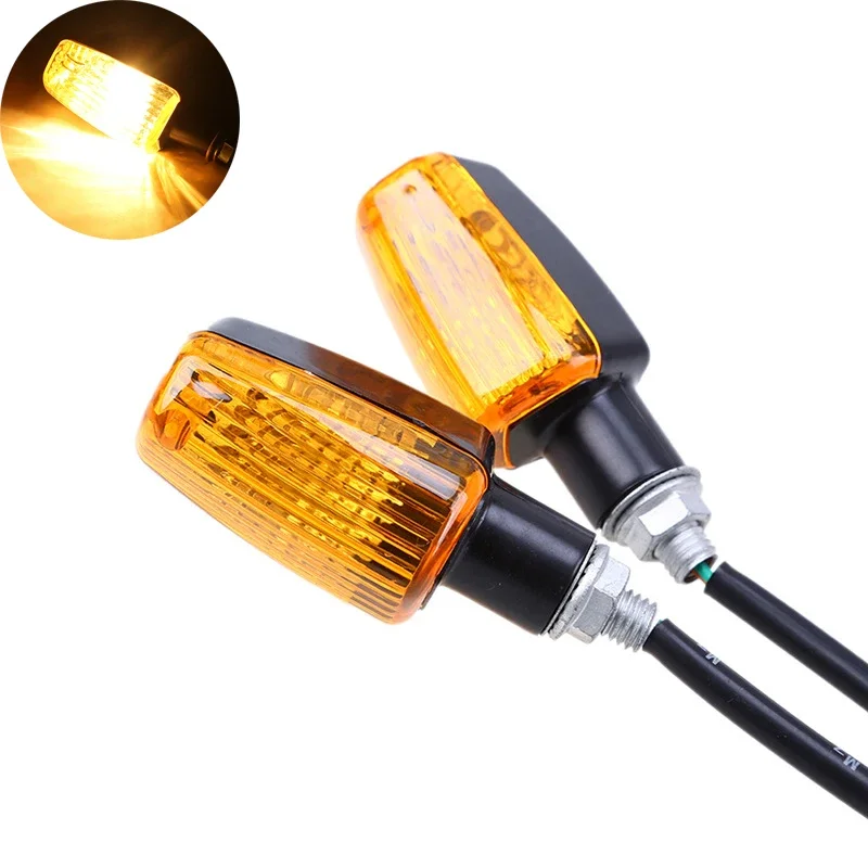 

Motorcycle Universal Flasher Blub Turn Signal Lamp DC 12V Motorbike Indicator Light Amber Blinker Bulb 8W Moto Accessories 2Pcs