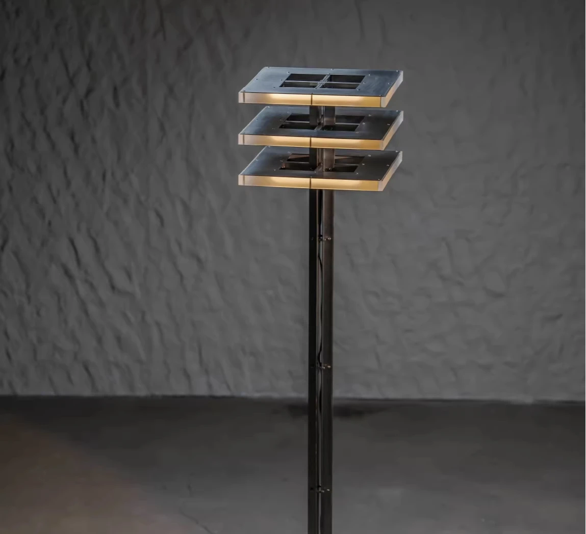 

Star ring floor lamp living room lamp bedroom lamp ambient lamp art installation