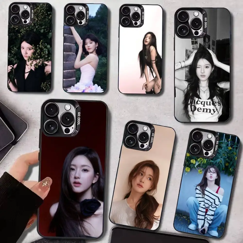 

lusi Rosy Zhao Phone Case For iPhone 17, 16,15,14,13,12,11 Plus,Pro Max, Colorful Silver Funda Cover