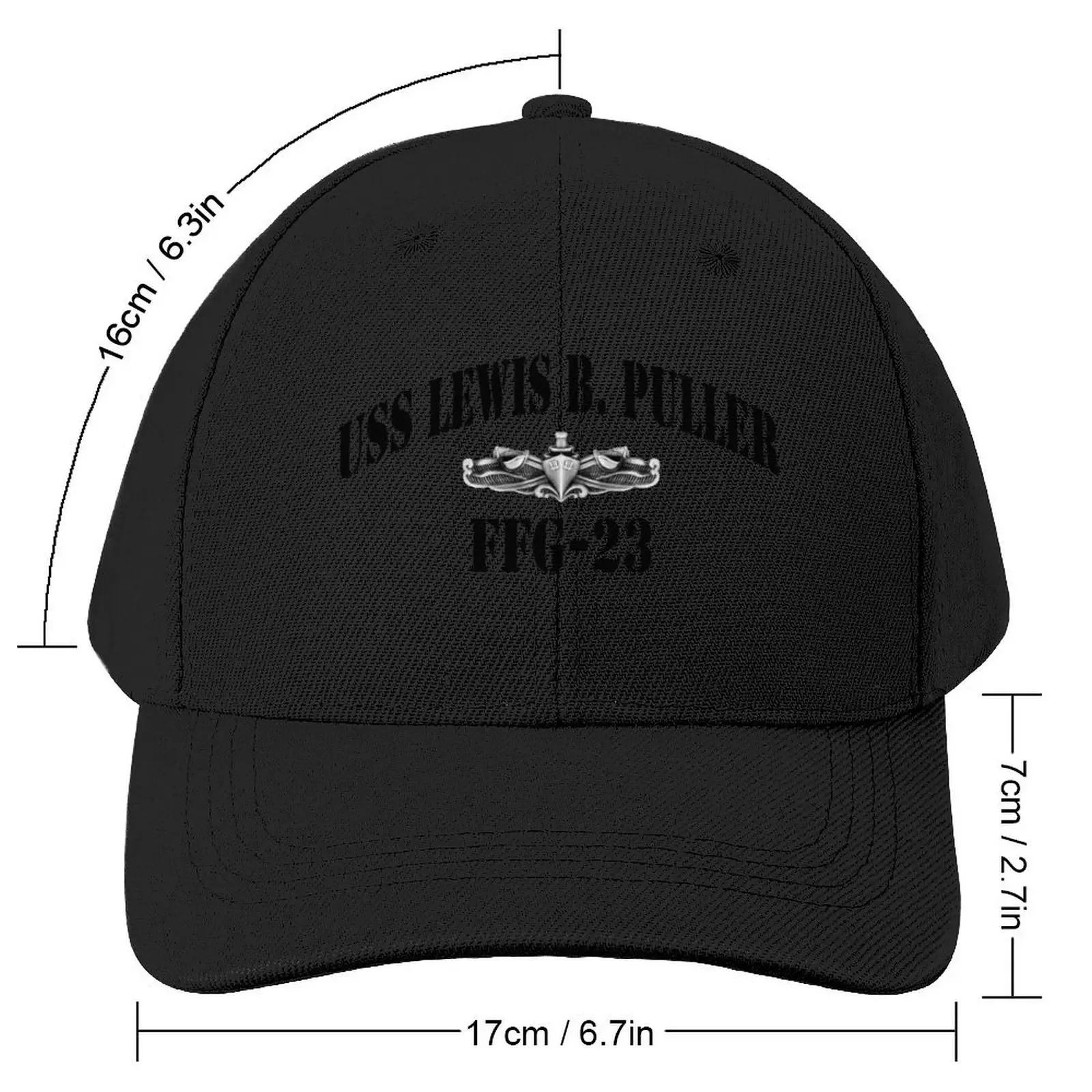 USS LEWIS B. PULLER (FFG-23) SHIP'S STORE Baseball Cap New Hat Male hat Cosplay Hats Woman Men's