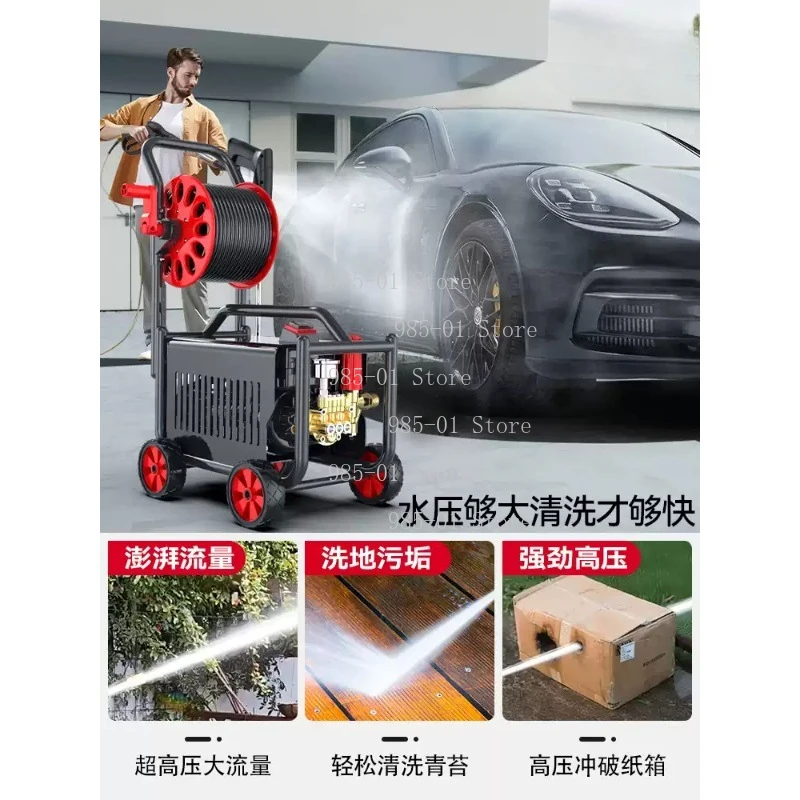 2000W High Pressure Washer 220V Adjustable Pressure Car Washing Machine with Tornado Foam Generator Water Gun