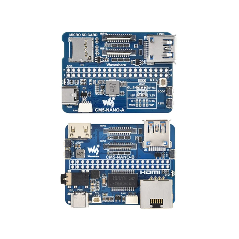 Raspberry Pi CM5 Compute Module IO Base Board, Expansion Board, NANO Type A/B