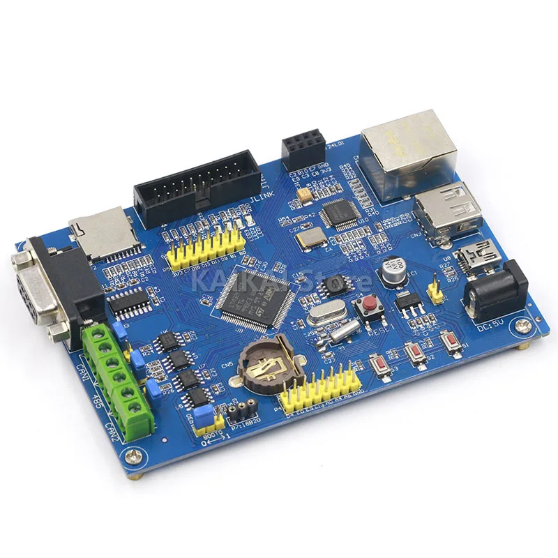 Imagem -02 - Placa Industrial do Desenvolvimento do Controle Stm32f407vet6 Rs485 Dual Pode Rede Ethernet Stm32 a