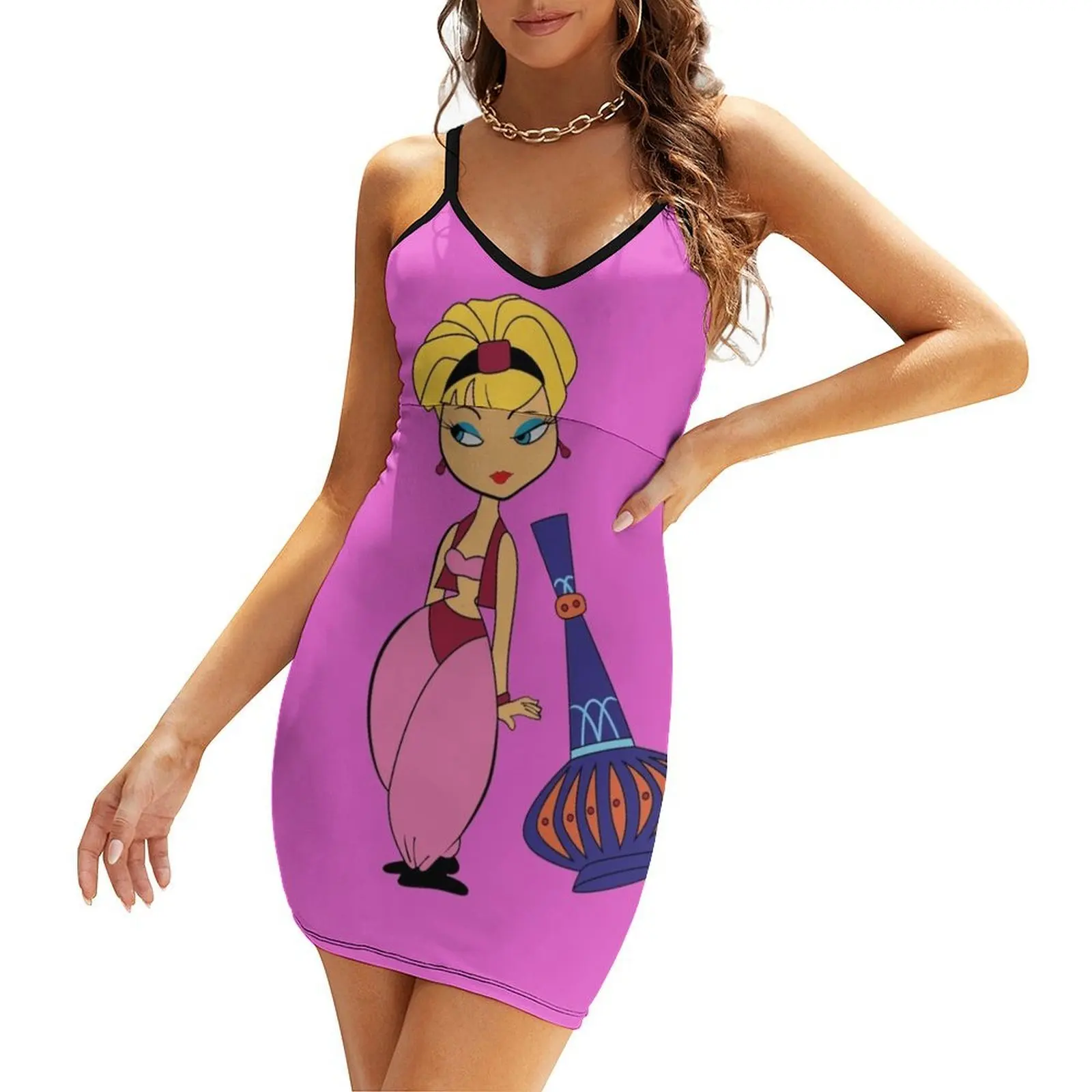 

I Dream of Jeannie Sling Dress summer women's suit luxury dresses clothing women summer 2025 Woman dresses