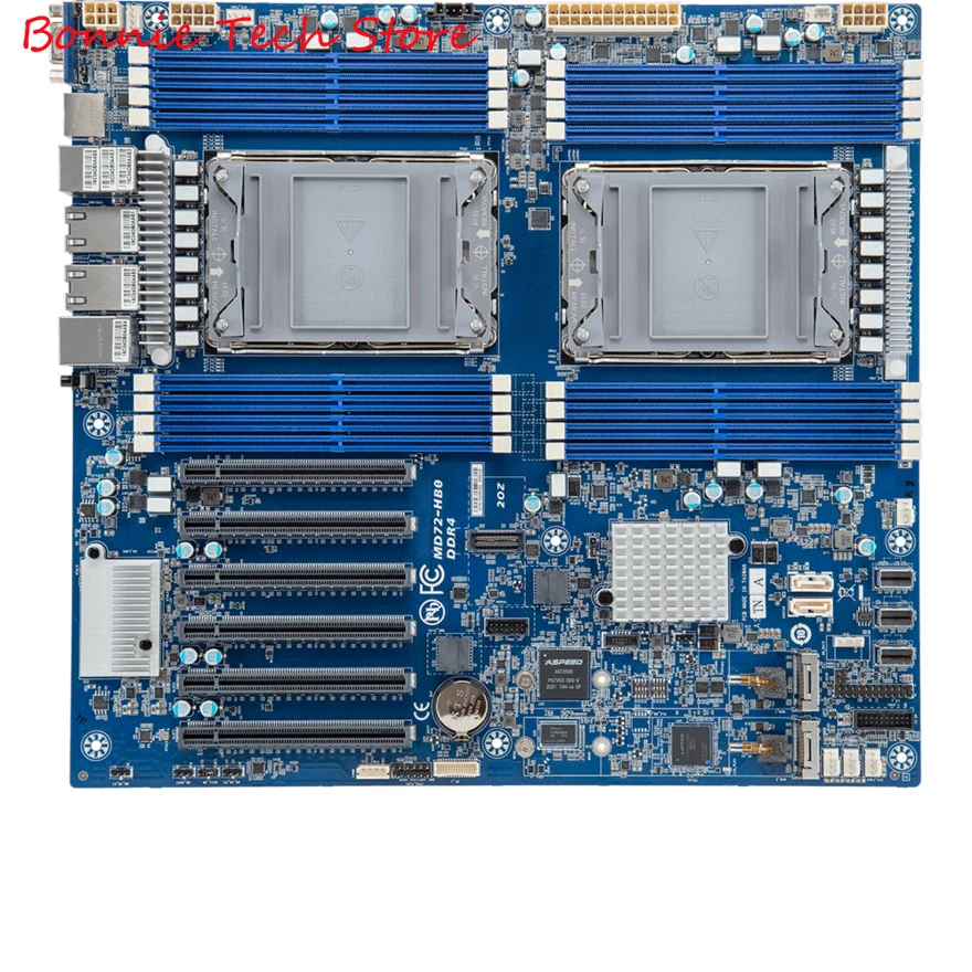 MD72-HB0 ,E-ATX Server Motherboard,LGA 4189 Xeon Scalable Processors,10Gb/s BASE-T LAN port,1Gb/s LAN port