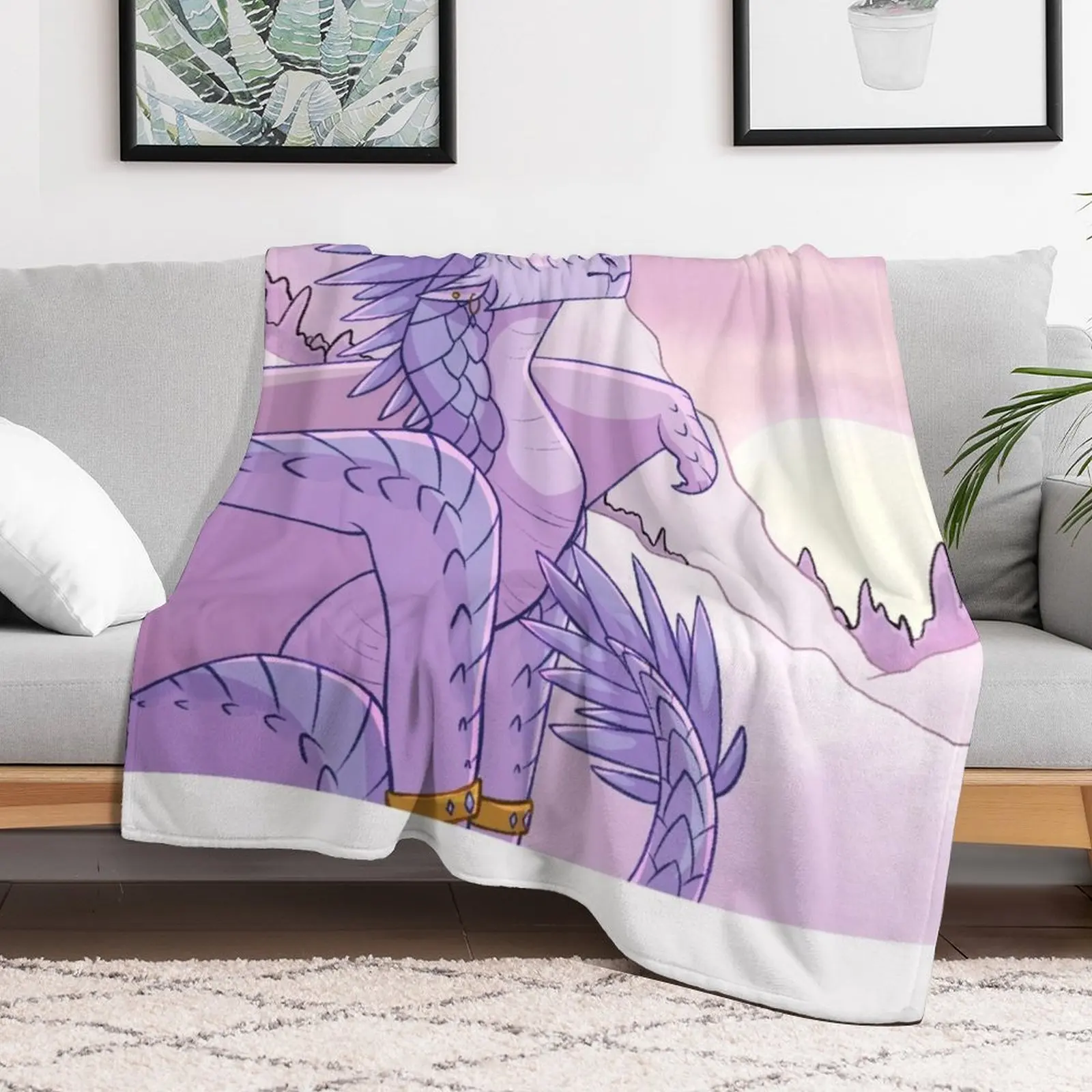 Queen Snowfall Throw Blanket