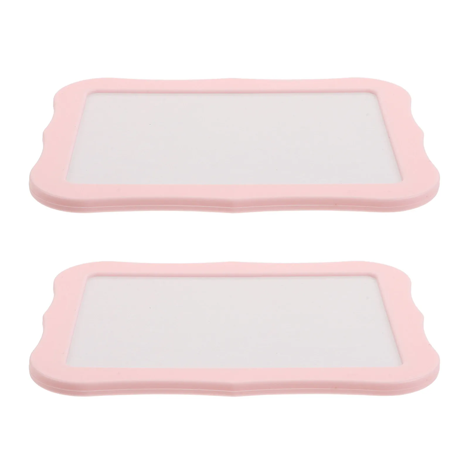 

2Pcs Magnetic Whiteboard Locker Dry Erase Boards Magnetic Note Pads for Fridge Reusable Writable Small Whiteboard for Office