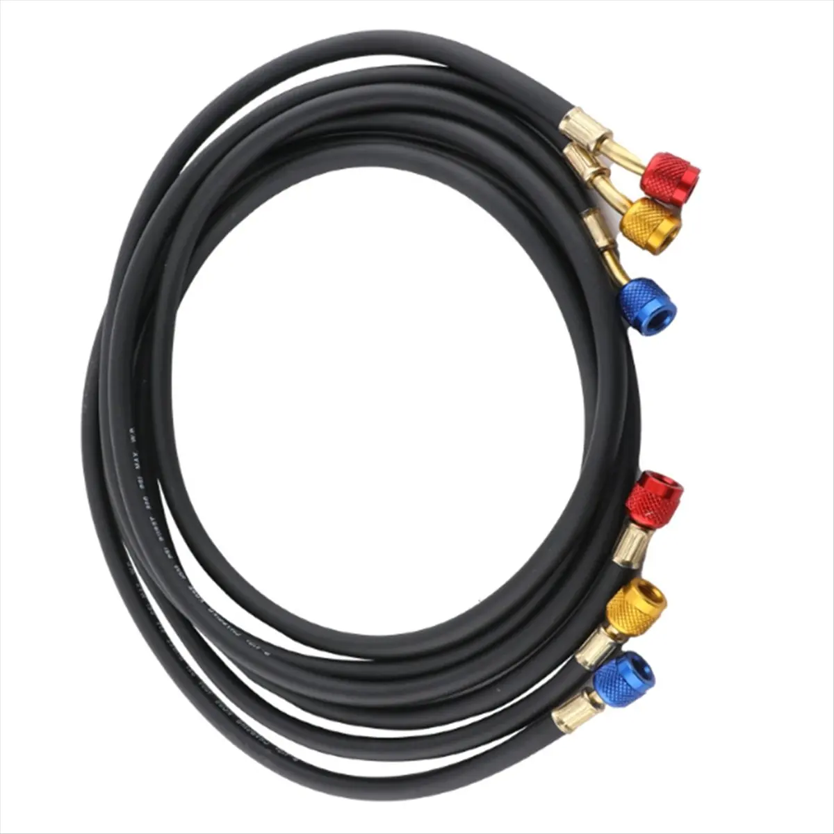 DT56 Air Conditioning Refrigerant Hose HVAC Manifolds Hose 4.92 Feet for R134A R410A R22 R502