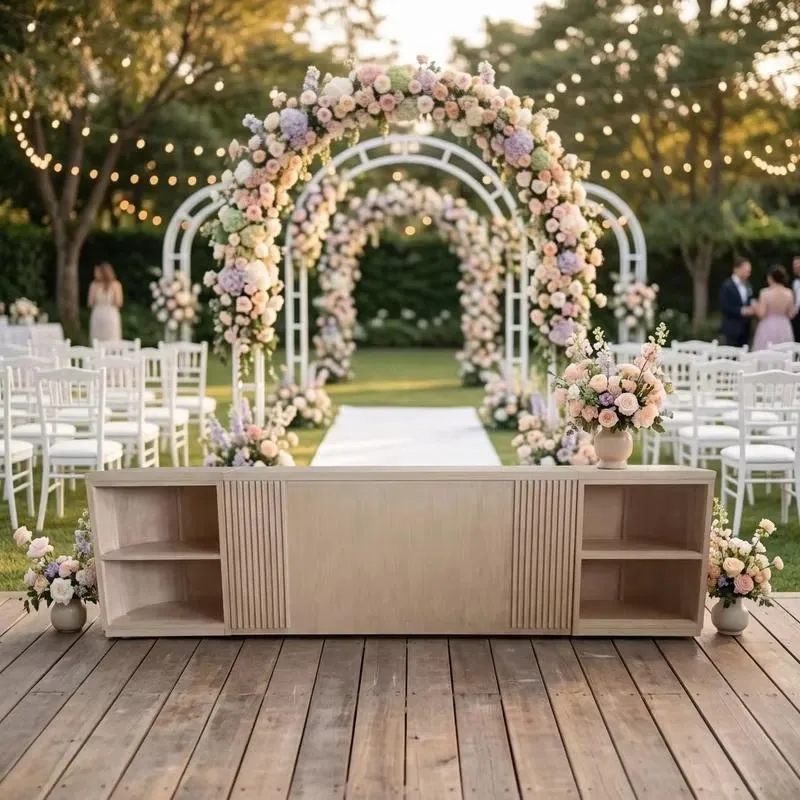 100 Percent Solid Wood Bar Table Durable Commercial Furniture Suitable for Weddings and Party Rentals